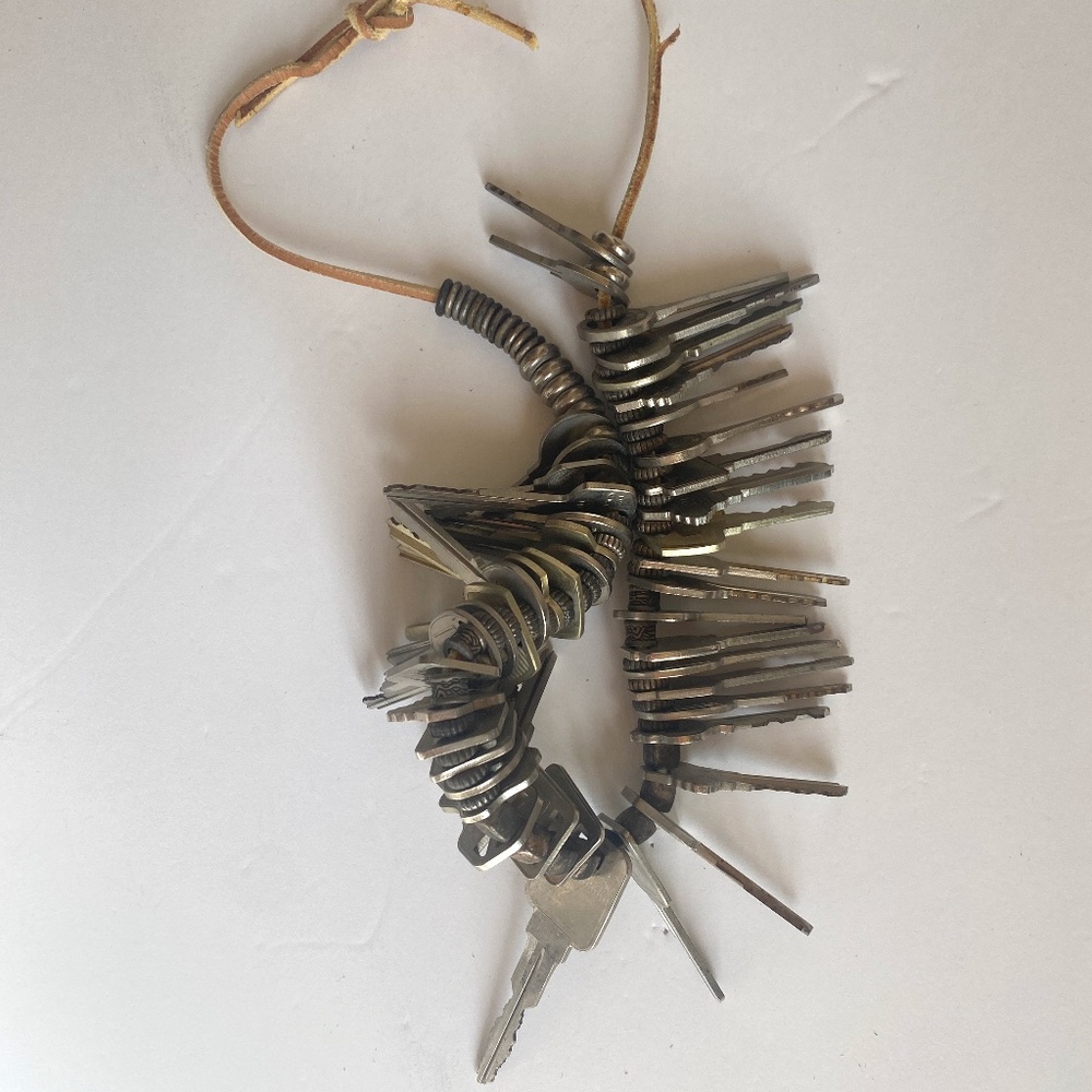 One of a Kind Handcrafted Steampunk Repurposed Keys necklace